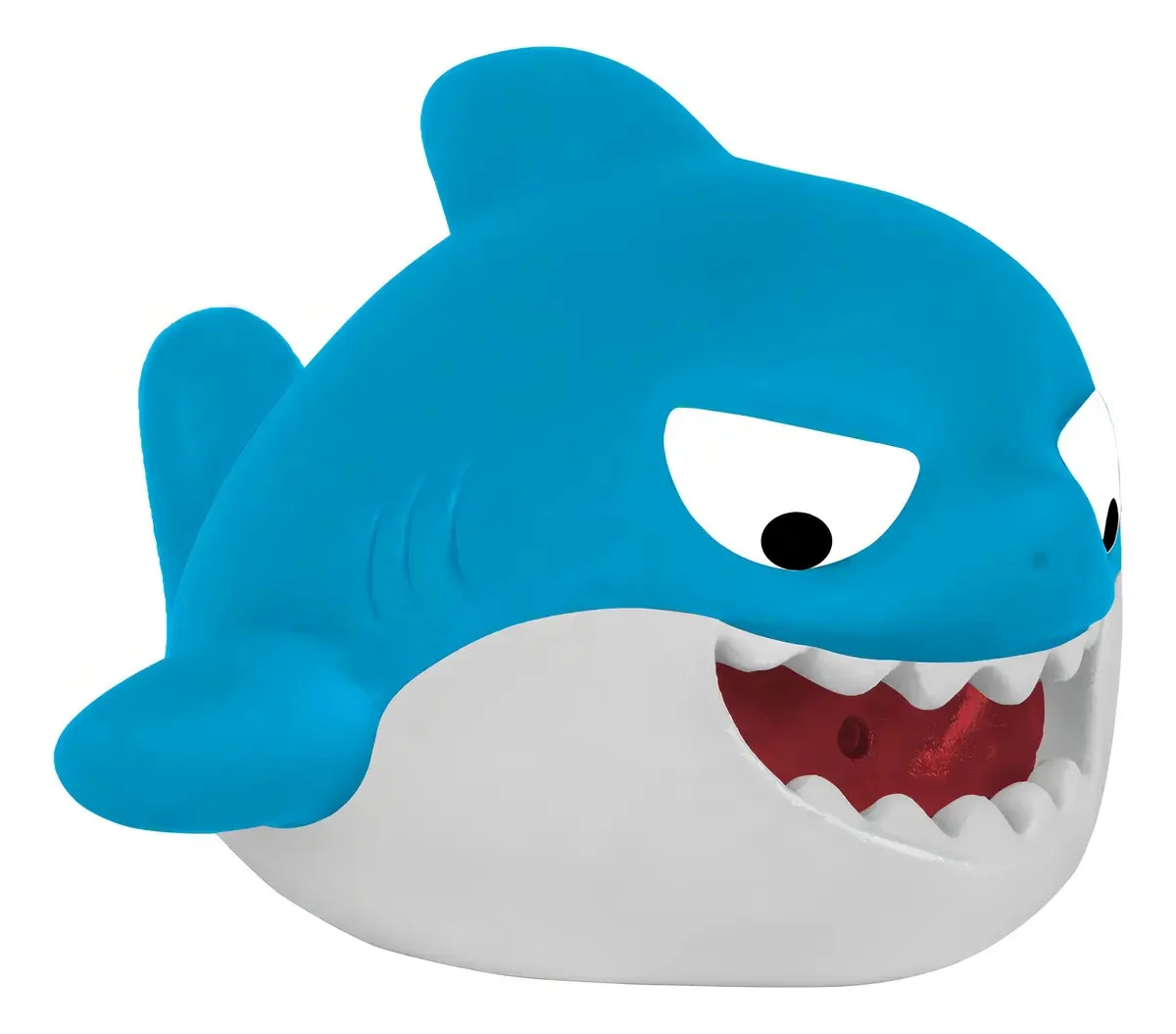 04 Tubarão Mordedor Soft Para Bebês Brinquedo Macio Banheira - imagem 3