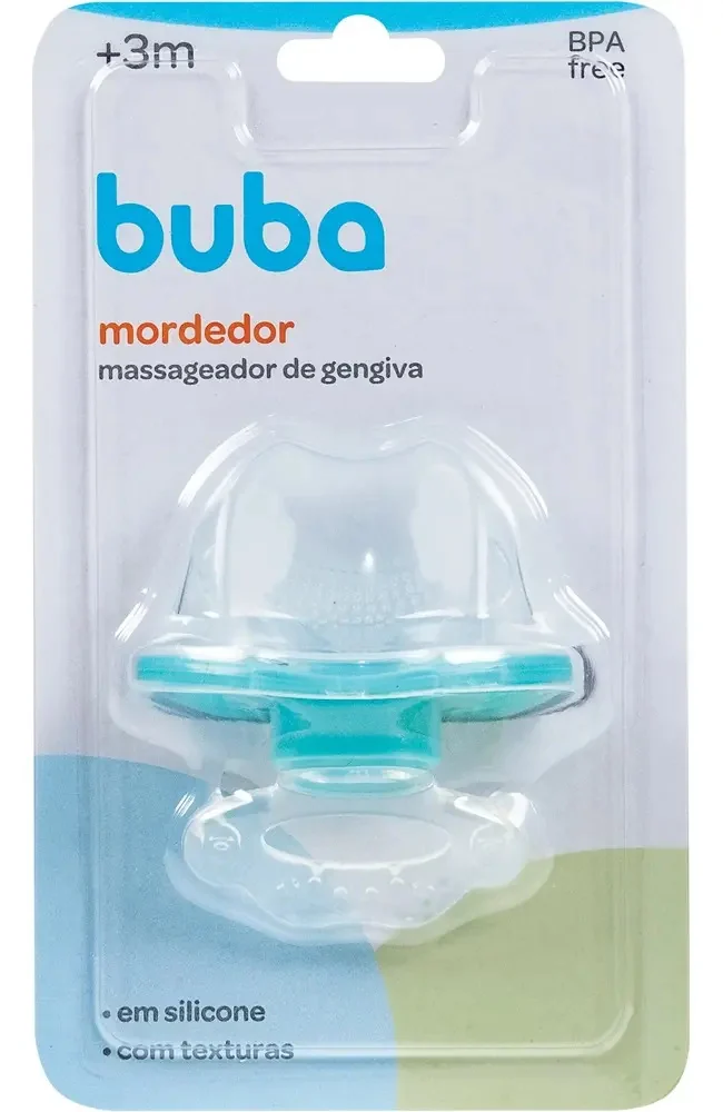 Buba Mordedor Com Massageador De Gengiva Azul - imagem 5