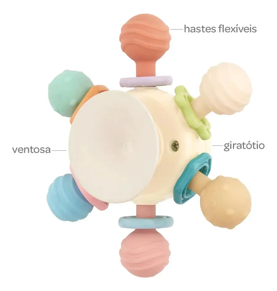 Chocalho Spinner Com Ventosa +4m Buba - imagem 2
