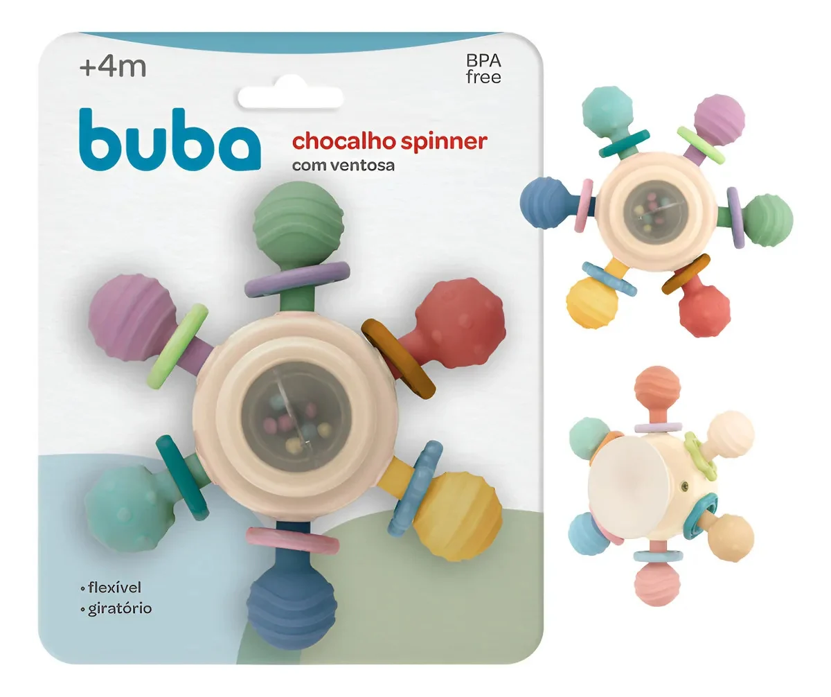 Chocalho Spinner Com Ventosa +4m Buba - imagem 5