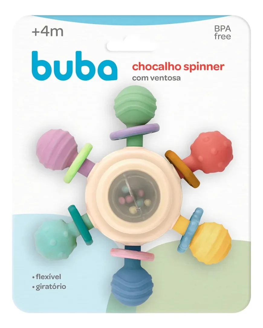 Chocalho Spinner Com Ventosa +4m Buba - imagem 6