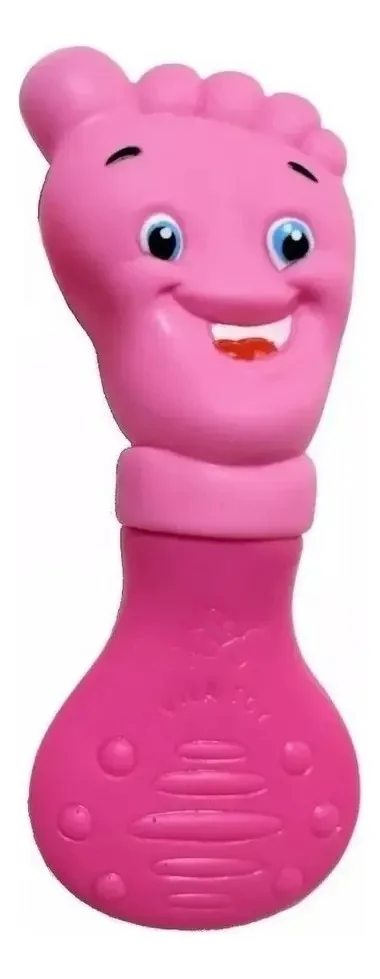 Kit Mordedor Macio Mãozinha E Pezinho Rosa Mão E Pé PÉ E MÃO - imagem 4