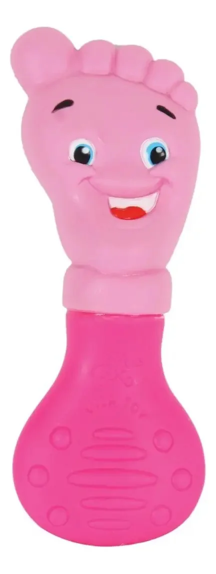 Kit Mordedor Macio Mãozinha E Pezinho Rosa Mão E Pé PÉ E MÃO - imagem 9