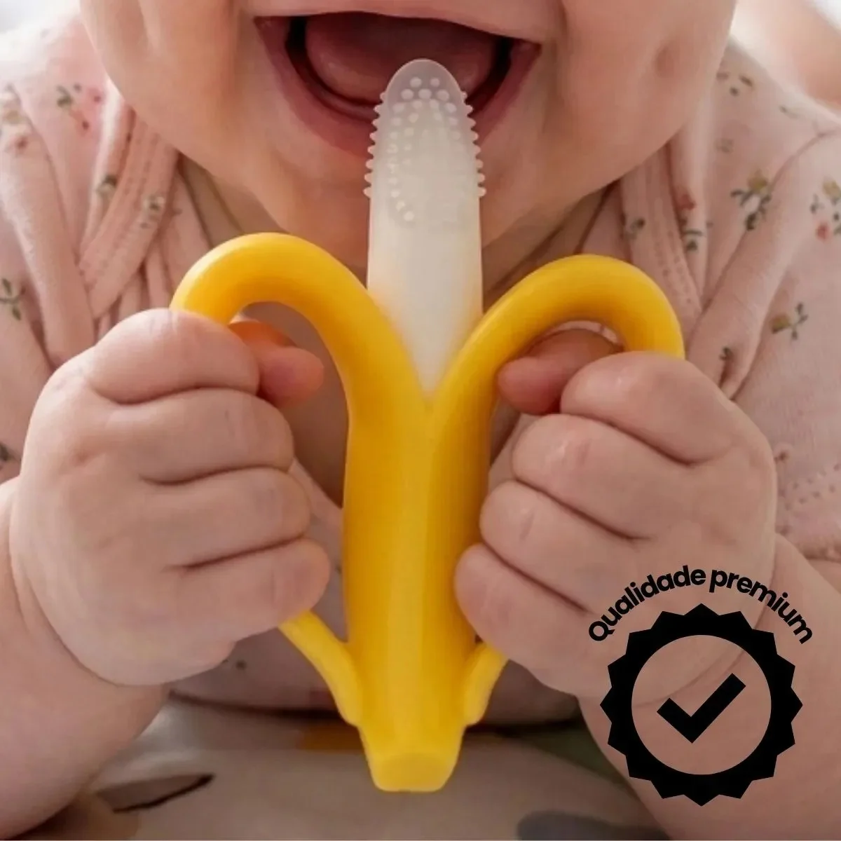 Massageador De Gengiva Buba Em Silicone para bebê BANANA - imagem 7