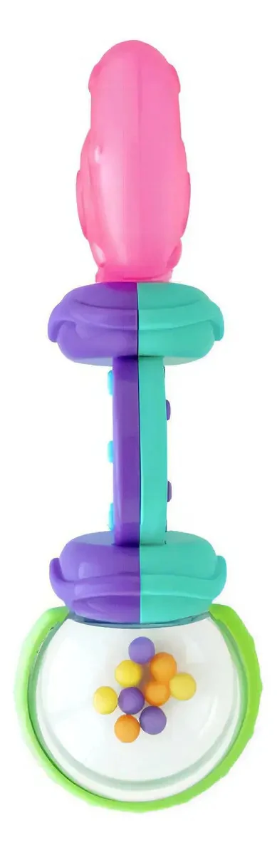 Mordedor Com Chocalho Rattle E Teethe 8836 Bright Starts - imagem 2