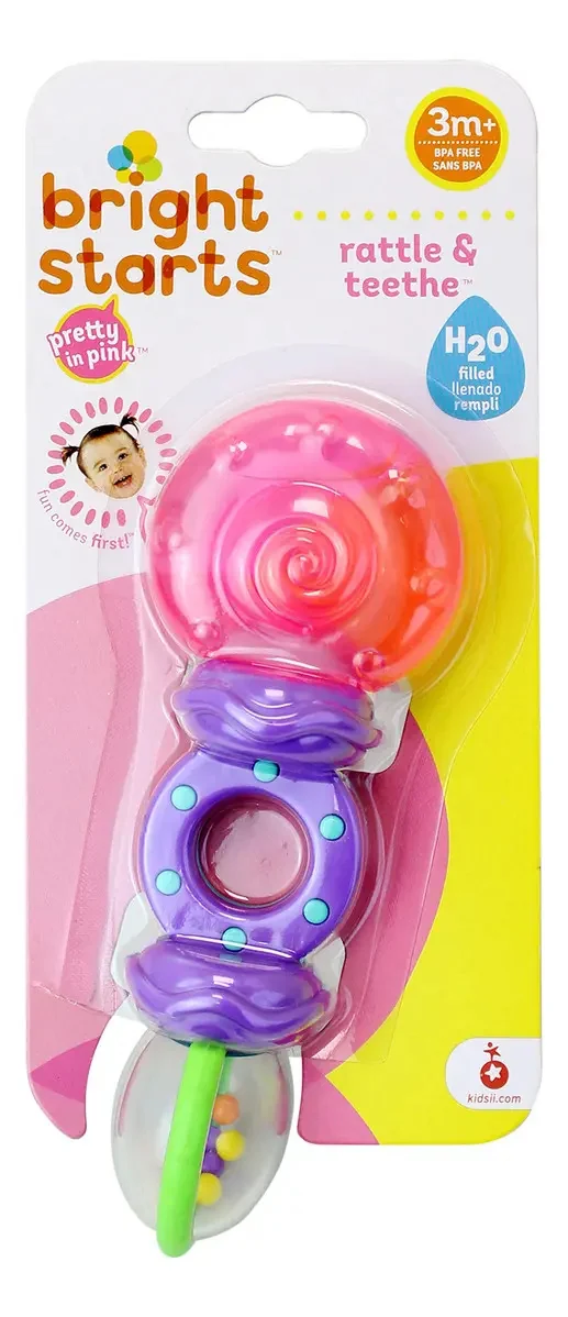 Mordedor Com Chocalho Rattle E Teethe 8836 Bright Starts - imagem 3