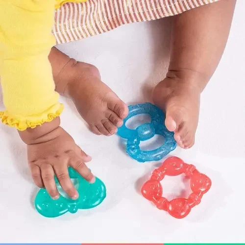 Mordedor Infantil Gel Kit 3 Unidades Bright Starts Colorido - imagem 5