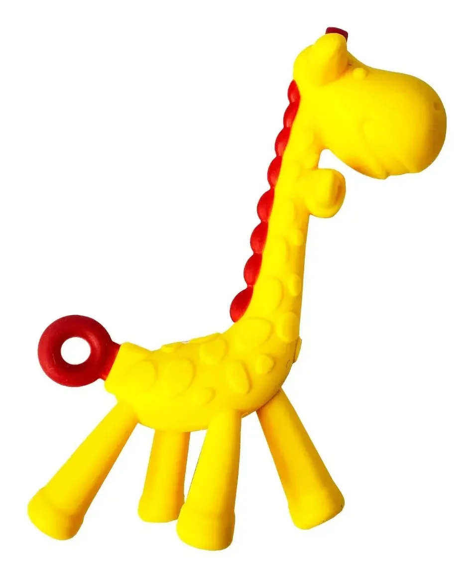 Mordedor Macio Silicone Girafa Toymix Sensorial Bebê 4 Meses - imagem 6