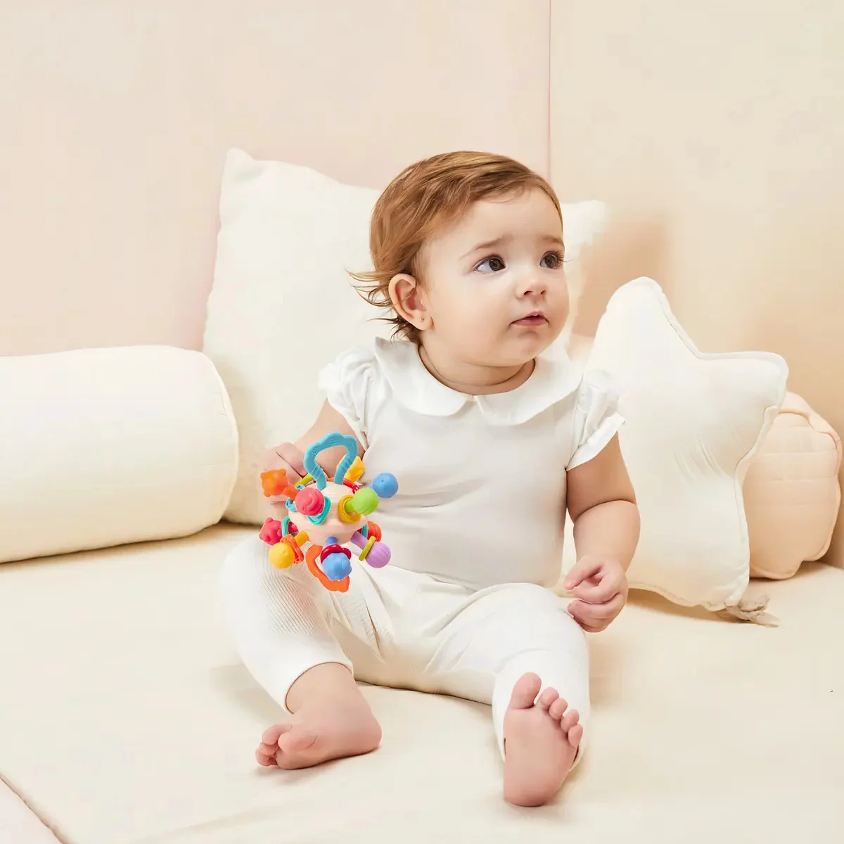 Mordedor para bebê Buba 18139 ball plástico x 1u - vivos - imagem 8