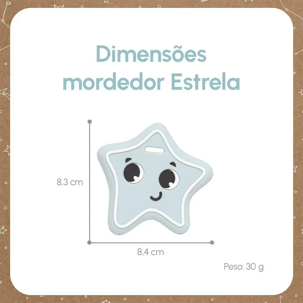 Mordedor Sensorial em Silicone Estrela Magical Skies - Tiny Love - imagem 6