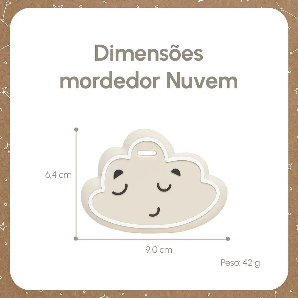 Mordedor Sensorial em Silicone Nuvem Magical Skies - Tiny Love - imagem 6