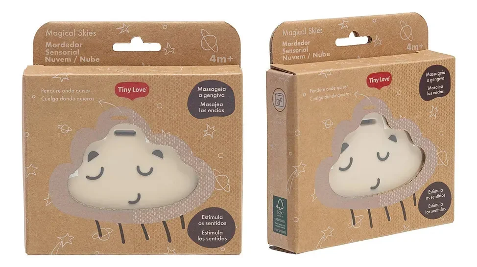 Mordedor Sensorial em Silicone Nuvem Magical Skies - Tiny Love - imagem 9
