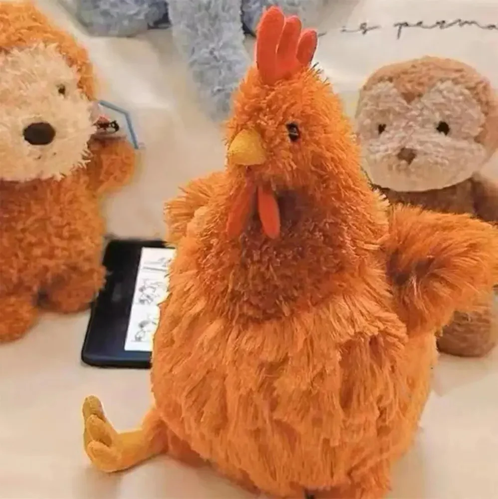 Wwww Brinquedo De Pelúcia De Galinha Macio E Fofinho Da C - imagem 4
