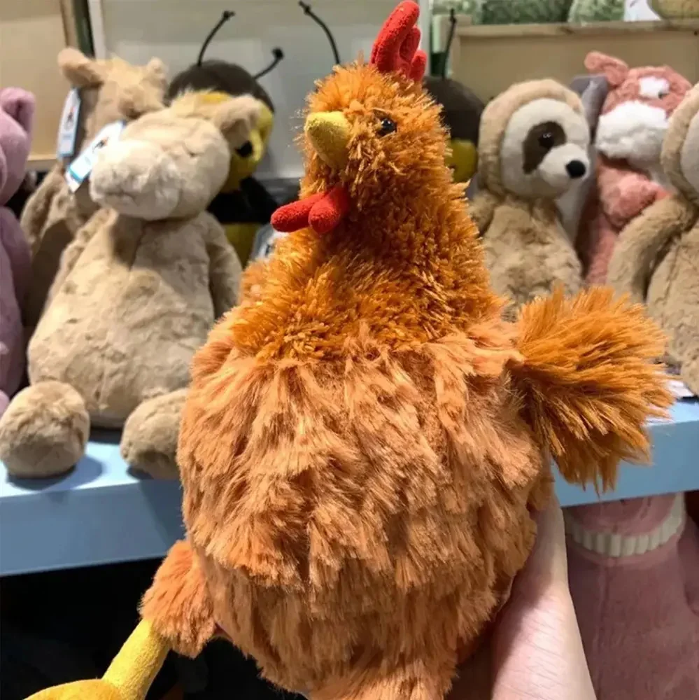 Wwww Brinquedo De Pelúcia De Galinha Macio E Fofinho Da C - imagem 5