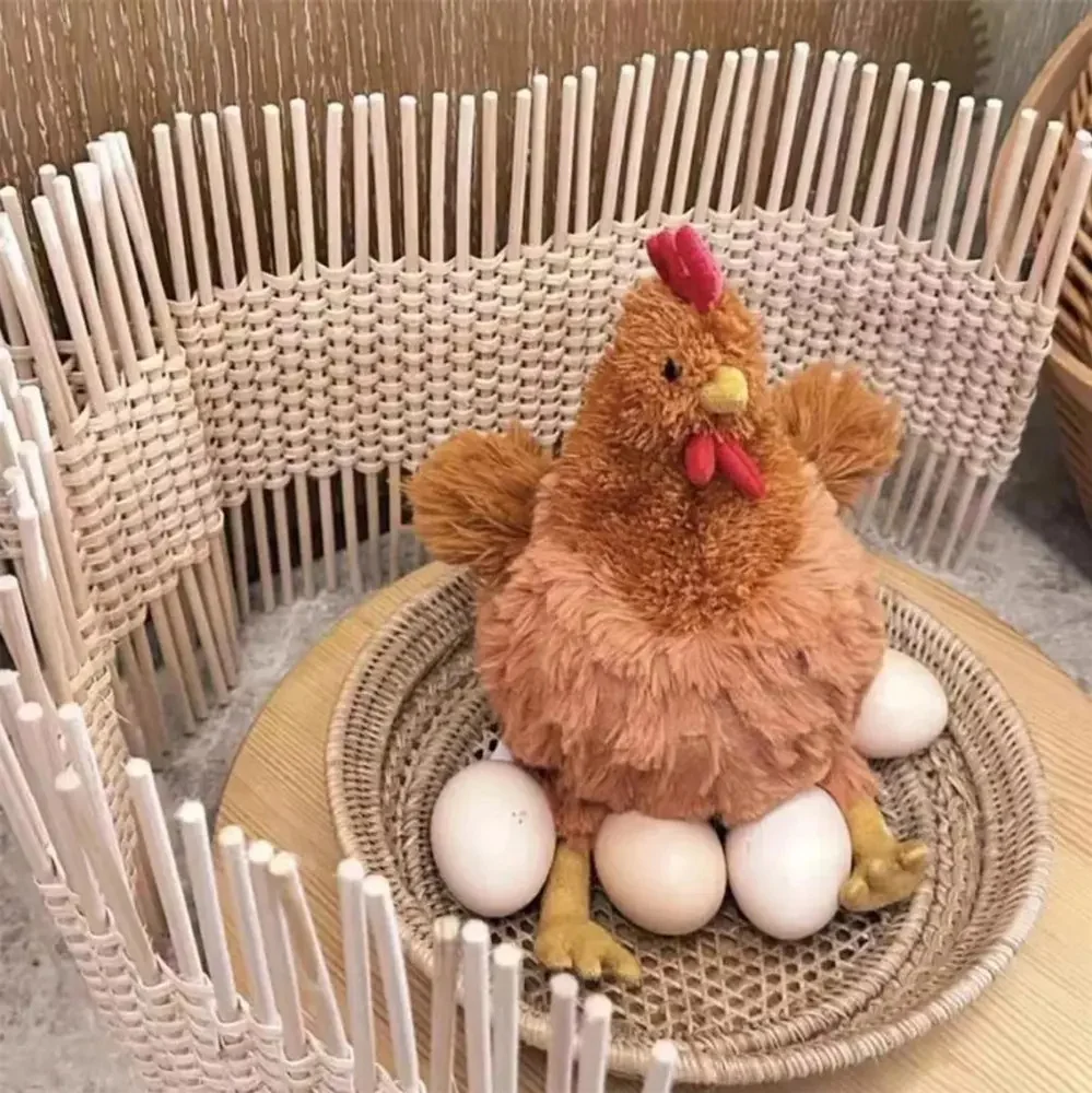 Wwww Brinquedo De Pelúcia De Galinha Macio E Fofinho Da C - imagem 6