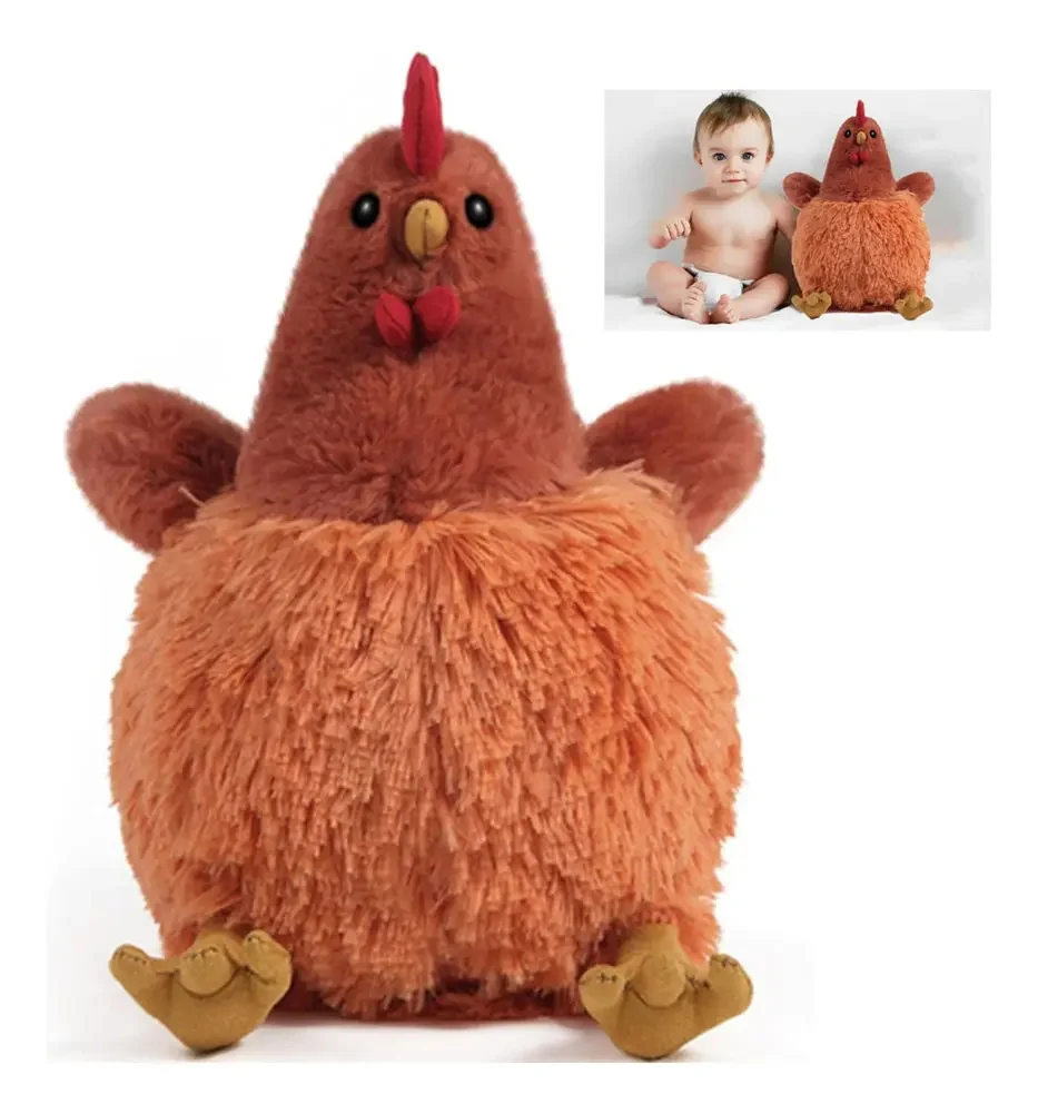 Wwww Brinquedo De Pelúcia De Galinha Macio E Fofinho Da C - imagem 7